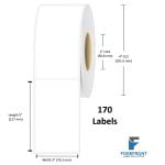 3" x 5" GHS Chemical Label - 170 Labels (6-Pack)