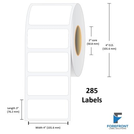 4" x 3" GHS Chemical Label - 285 Labels (6-Pack)