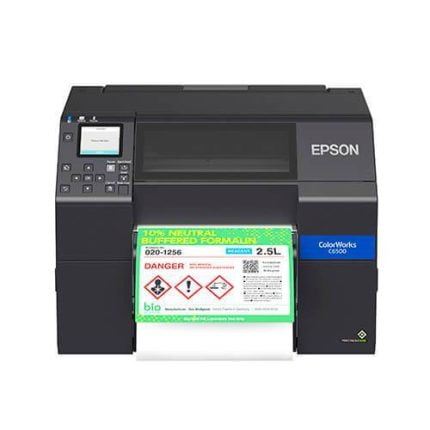 Epson CW-C6500P ColorWorks 8" Label Printer with Peel-and-Present
