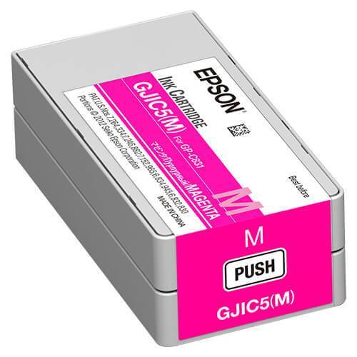 Epson GP-C831 ColorWorks Magenta Ink Cartridge, GJIC5(M)